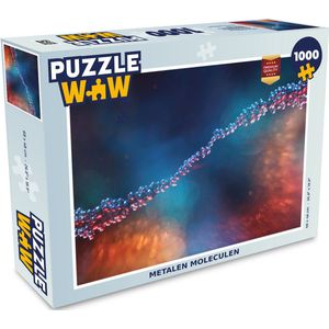 Puzzel Metalen moleculen - Legpuzzel - Puzzel 1000 stukjes volwassenen
