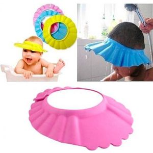 Borvat® | Douchekapje voor baby | Douche Shower Cap | Baby | Kinderen | Douche kap | 3 kleurs Blauw, Roze en geel