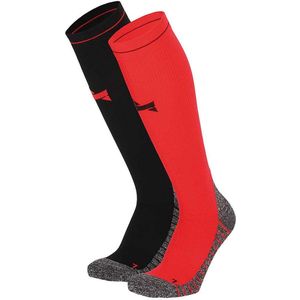 Xtreme Sockswear Compressie Sokken Hardlopen - 2 paar Hardloopsokken - Multi Red - Compressiesokken - Maat 35/38
