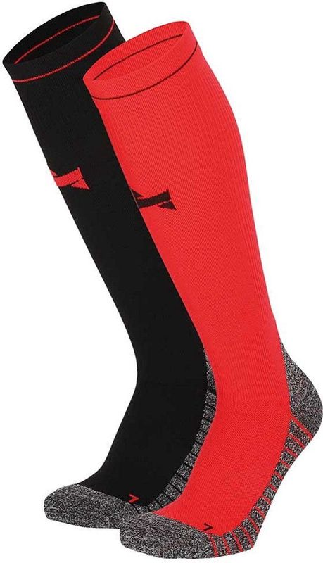 Xtreme Sockswear Compressie Sokken Hardlopen - 2 paar Hardloopsokken - Multi Red - Compressiesokken - Maat 35/38
