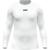 Jako - Longsleeve Function Shirt - Wit - Aansluitende Pasvorm