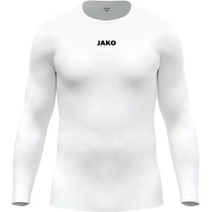 Jako - Longsleeve Function Shirt - Wit - Aansluitende Pasvorm