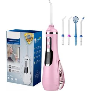 Equivera Waterflosser - Monddouche - Elektrisch Flosapperaat - Water Flosser - Waterflosser Draadloos - Water Flosser Draadloos - Draadloos en Oplaadbaar - Must have voor uw hygiëne!
