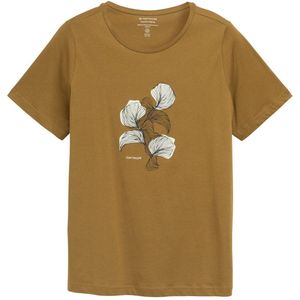 TOM TAILOR Dames plussize plus size - T-shirt met print, 15664 - Nutria Olive, 46 Grote maten