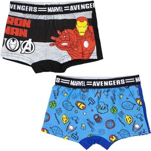 Avengers Iron Man - Boxershort 2-Pak - 6-8 Jaar - 116-128