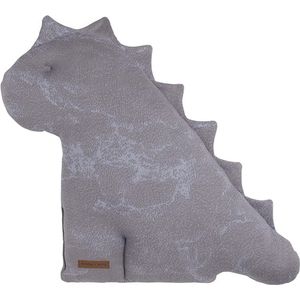 Baby's Only knuffel dinosaurus Marble - Knuffeldier - Baby knuffel - Decoratie kussen - Cool Grey/Lila - 40 cm - Baby cadeau