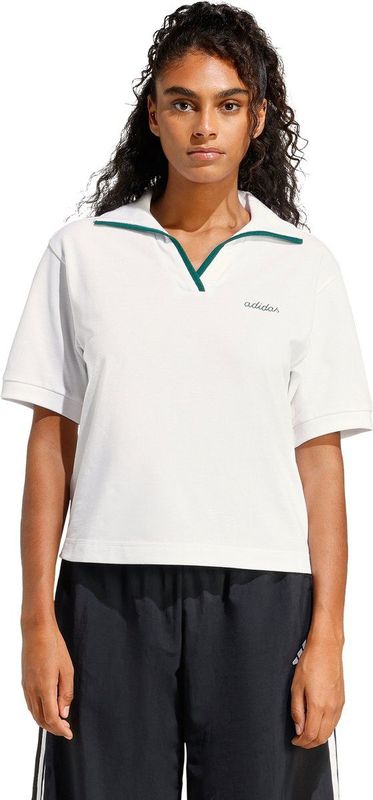 Seasonal Essentials Colorpop Polo met Geborduurde Graphic