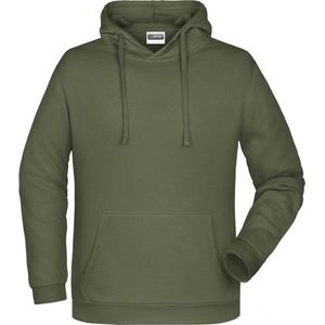 James And Nicholson Heren Basis Hoodie (Olijf)