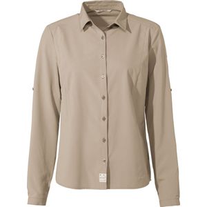 Vaude Women's Rosemoor LS Shirt IV - Outdoorblouse - Dames - Lange mouwen - Linen - Maat 40