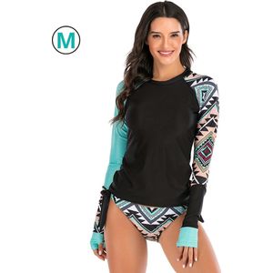 Nivard Rash Guard - Surf Shirt - Zwemkleding - UV Beschermende Kleding - Voor Zwemmen - Surfen - Duiken - S