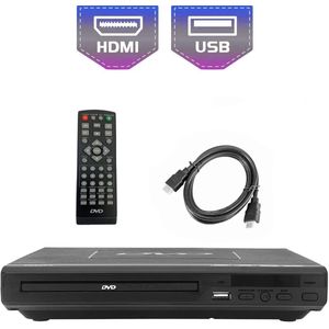DVD Speler met HDMI - Blu Ray Spelers - Externe DVVD Speler -Zwart