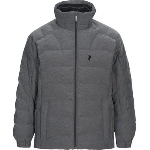 Peak Performance - Velaero Melange Down Jacket - Grijze Ski-jas met Donsvulling - XL - Grijs