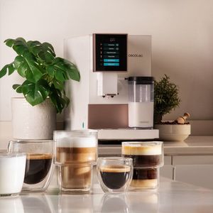 Cecotec Superautomatisch koffiezetapparaat Cremmaet Compactccino White Rose, 19 bar, melkreservoir, thermoblok-systeem, 5 maalst