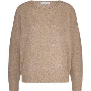 Red Button Trui Sweater Boatneck Srb4723 Latte Dames Maat - L