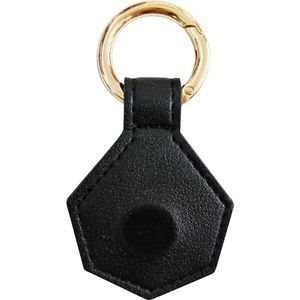Magnetische hoedclip voor reistas van PU-leer - Zeshoekige magnetische hoedenclip voor dames en heren (zwart)