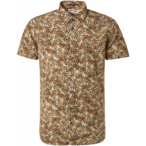 Overhemd Korte Mouwen Print Sun Geel (11420378 - 190)