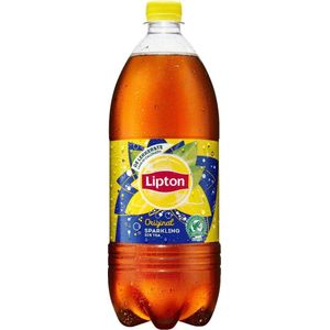 Lipton Ice tea sparkling 1,1 ltr per fles, krat 12 flessen