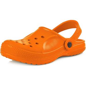 Ladeheid Clogs Kinderen - Tuinschoenen - Lichte - Kinderschoenen - Meisjes - Jongens – Oranje – 25 – LA-KL-055