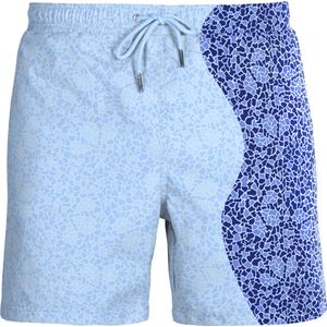 SEA'SONS - Zwembroek Jongens - Kleurveranderend - Sneldrogend - Blauw - Maat 146 (SEASONS - Kleur veranderend)
