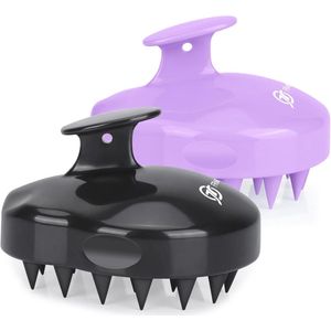 Haarmassageborstel voor Hoofdmassage en Exfoliatie - Verwijder Roos en Stimuleer Haargroei