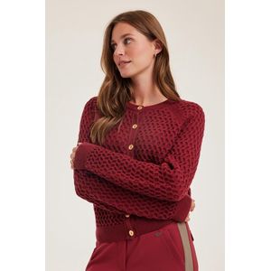 DIDI Dames Cardigan Cyclone Pomme red maat 40