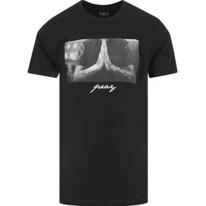 Mister Tee - Pray Heren T-shirt - 2XL - Zwart