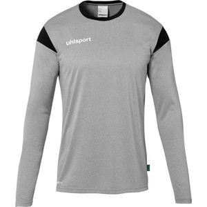Uhlsport - Squad 27 - Voetbalshirt - Grijs / Zwart - Lange Mouw - Kinderen