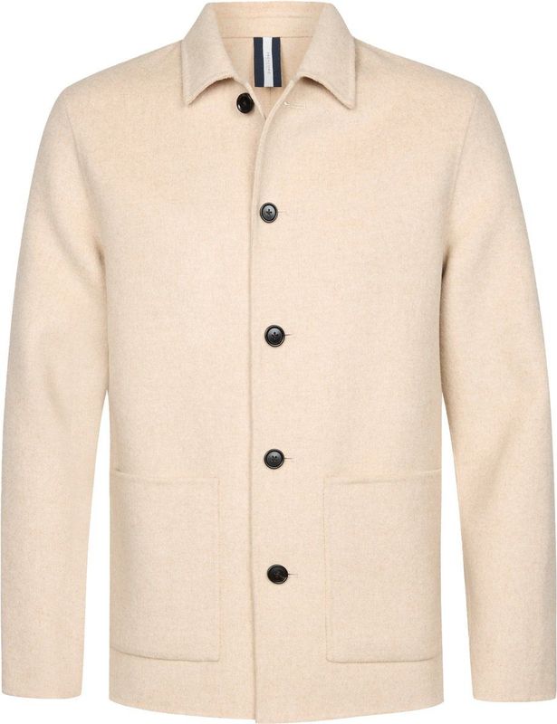 Profuomo - Overshirt Ppwf 30012B - Beige - Heren Jassen