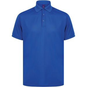 Henbury Herenpolo in gerecycleerd polyester H465 - Royal - M