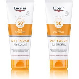 Eucerin Sun Oil Control Dry Touch Gel-Crème SPF 50+ - Zonbescherming - Voordeelverpakking - 2x200ml