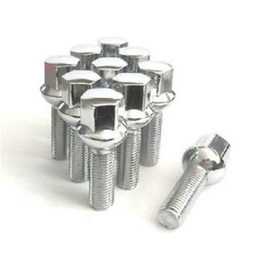 XR-Import wielbouten BolConisch R13 - M12x1.5 35mm - Chroom - Set van 10 bouten / M12x1,5 / M12 x 1,5 / M12 x 1.5