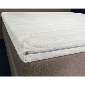 Hotel topper XL 130x190 Koudschuim HR45 10cm dik met cool & fresh hoes (Extra Stevig!)