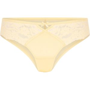 Hunkemöller Dames Lingerie Cheekini Liloye - Geel - maat L