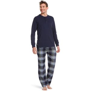 Pastunette men - Lodge - Pyjamaset - Blauw - Maat S