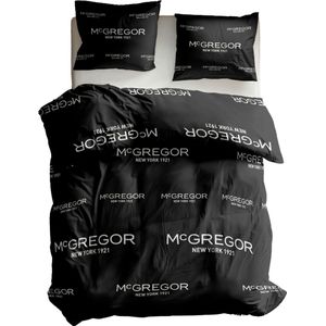 McGregor - Dekbedovertrek - Antraciet - LitsJumeaux 240x220 cm - Microvezel