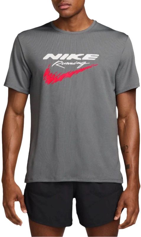 Nike - Miller Dri-FIT UV - Running Shirt - Grijs