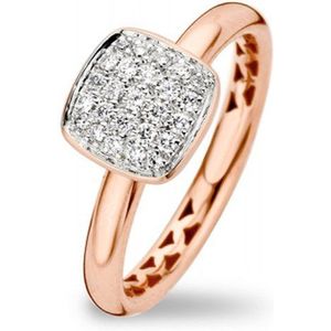 T-Jewelry – roségouden ring - 18 karaat – TR1112D(P) - diamant - uitverkoop Juwelier Verlinden St. Hubert - van €1695,= voor €1389,=