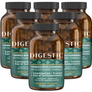 Digestic - Laxeermiddel - 360 Capsules - 100% Natuurlijke Ingrediënten