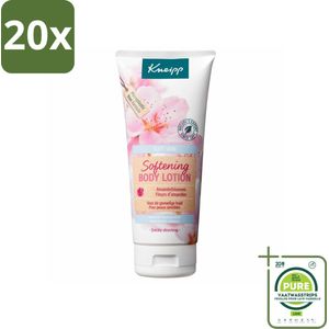 20 x Kneipp - Body lotion - Soft Skin - Amandelbloesem - 200 ml - Grootverpakking - Lichaamslotion - Gevoelige Huid - Hydraterende Lotion - Amandelolie - Zachte Huid