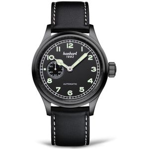 Hanhart Preventor9 S Limited Production Horloge - Zwarte band - 40 mm