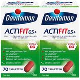 Davitamon Actifit 65+ - 2 x 70 tabletten - Voordeelverpakking