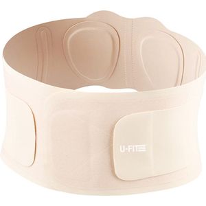 U Fit One Rugbrace - Back Support - Postuur Corrector - Rugband Onderrug - Rugondersteuning - Onzichtbaar Dragen - Beige - Maat XL