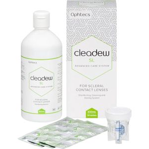 Cleadew SL 300ml + 30 tabletten - lenzenvloeistof voor sclerale contactlenzen