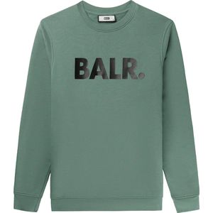 Trui Groen Brand straight crewneck sweaters groen