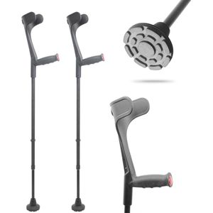 Verstelbare Elleboogkrukken voor Volwassenen - Veilig en Comfortabel (Set van 2)