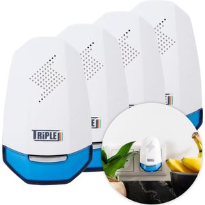 Triple J® Ultrasonische Muggenstekker - Muggenlamp - Muggen - 4-pack