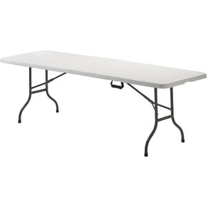 Multifunctionele Klaptafel Draagbaar 180 x 70 cm - Wit