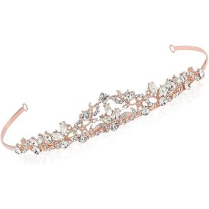 Dames bruid tiara kristal prinsessenkroon diadeem voor bruiloft - feesten carnaval themafeest .