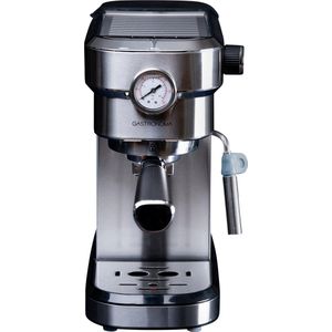 Gastronoma Espressomachine - 15 bar - Pistonmachine met Melkopschuimer - 18110001 - RVS