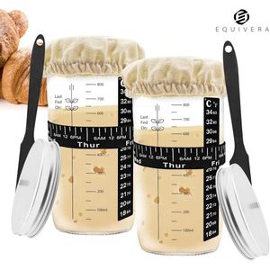 Equivera Zuurdesem Starter Set - Zuurdesem - Sourdough - Zuurdesem Starter - Zuurdesem Set - Zuurdesem Starter Kit